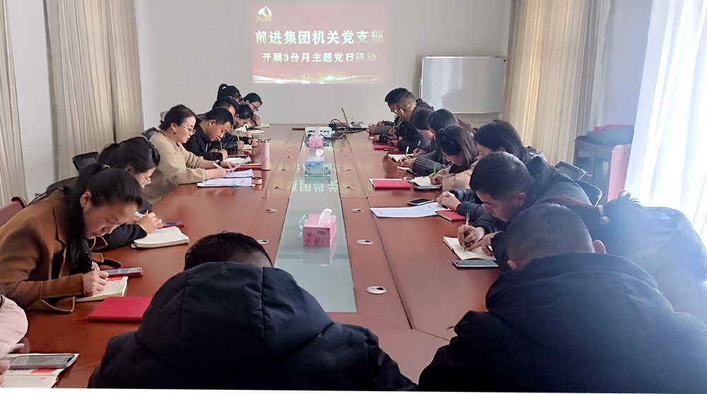 前進(jìn)集團(tuán)：開展主題黨日，凝聚發(fā)展合力