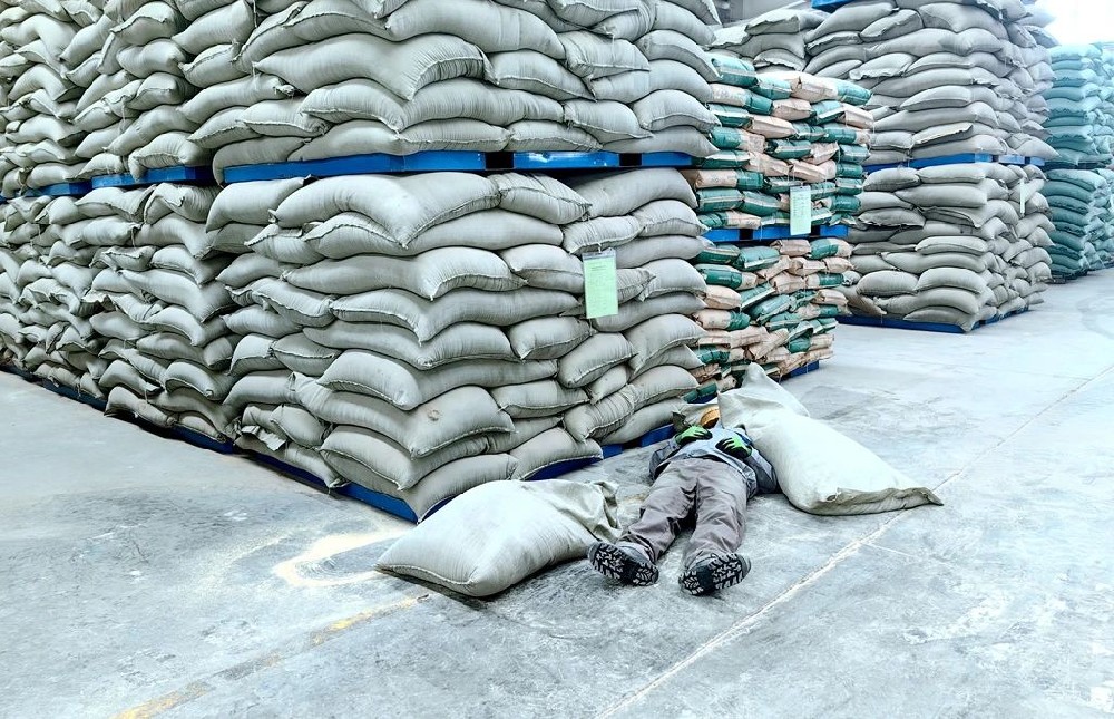 甘肅圣康源開展物體打擊事故應急演練