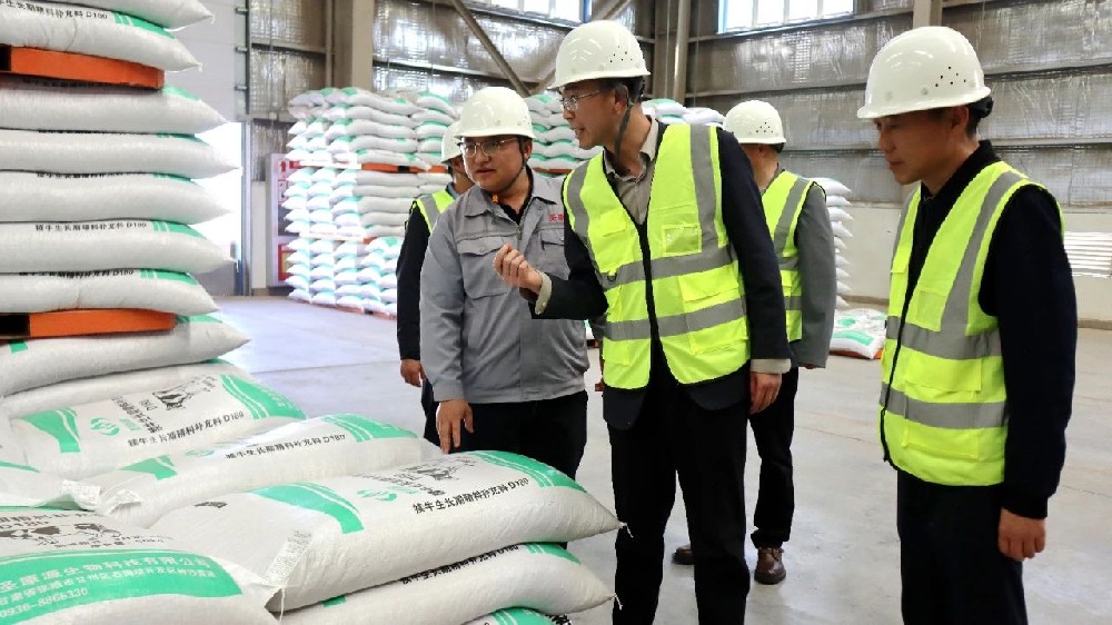 區(qū)委常委、組織部部長安宏杰到甘肅前進集團圣康源生物科技有限公司調(diào)研